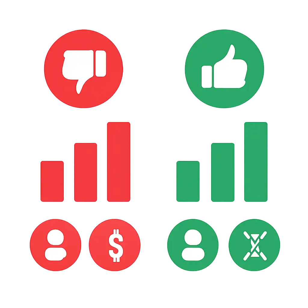 Infographic comparing options using coloured bars and, Junglee Rummy