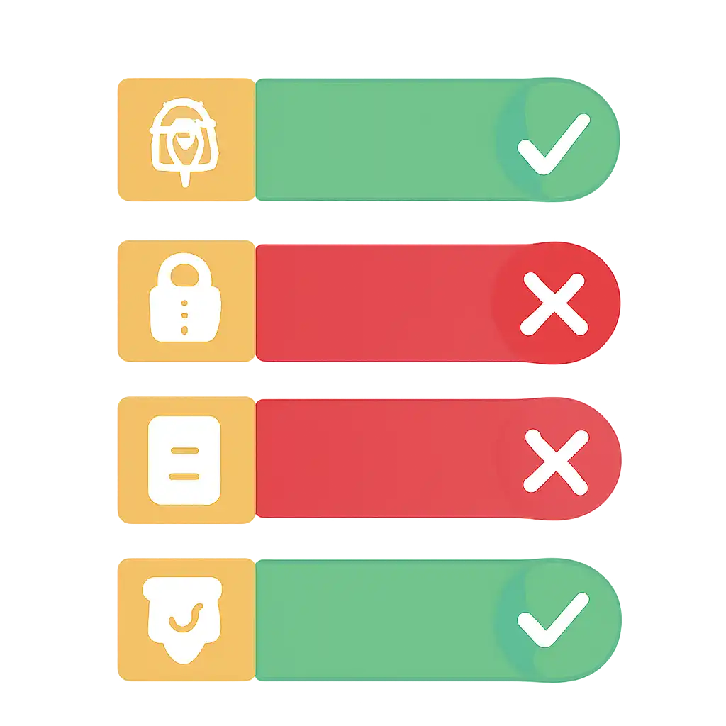 Infographic comparing options using coloured bars and, Is Junglee Rummy Safe? What to Check Before You Deposit