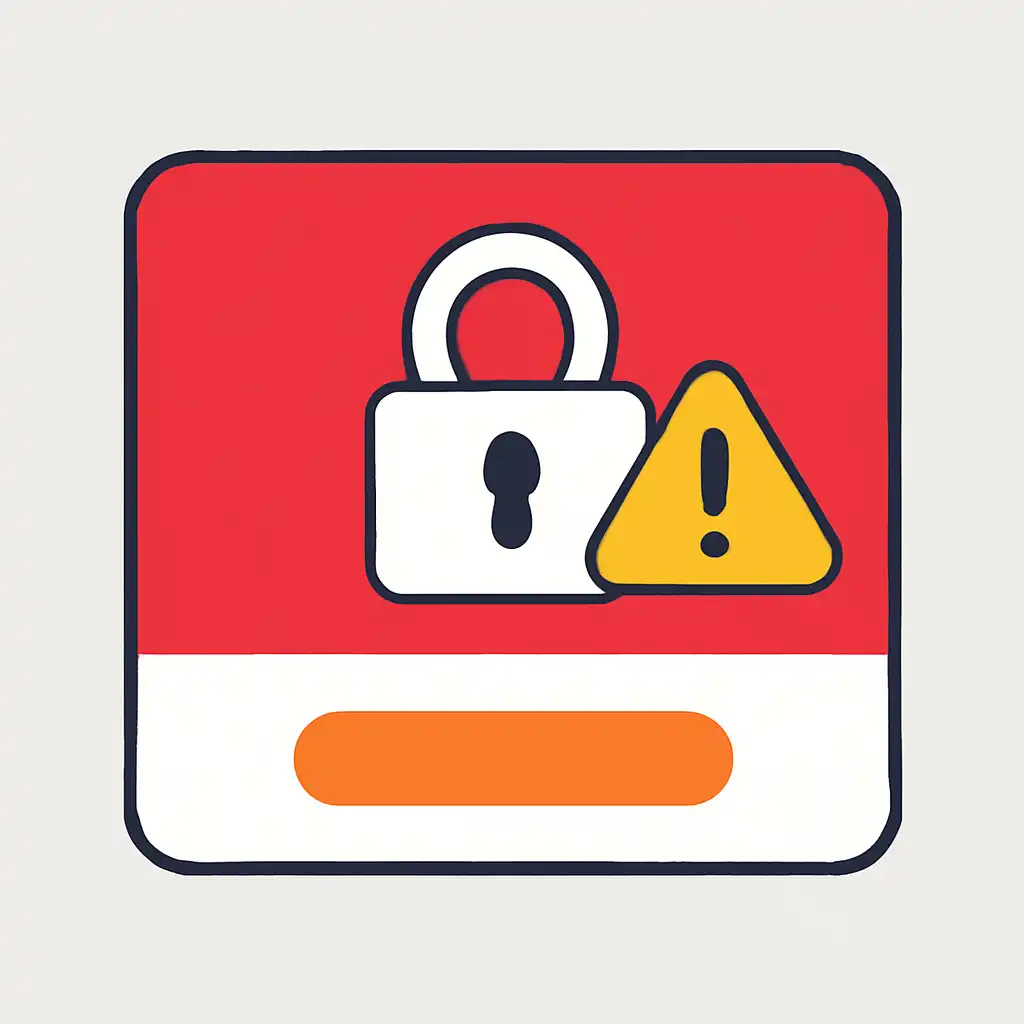 Close-up of button or form field for account locked, Junglee Rummy
