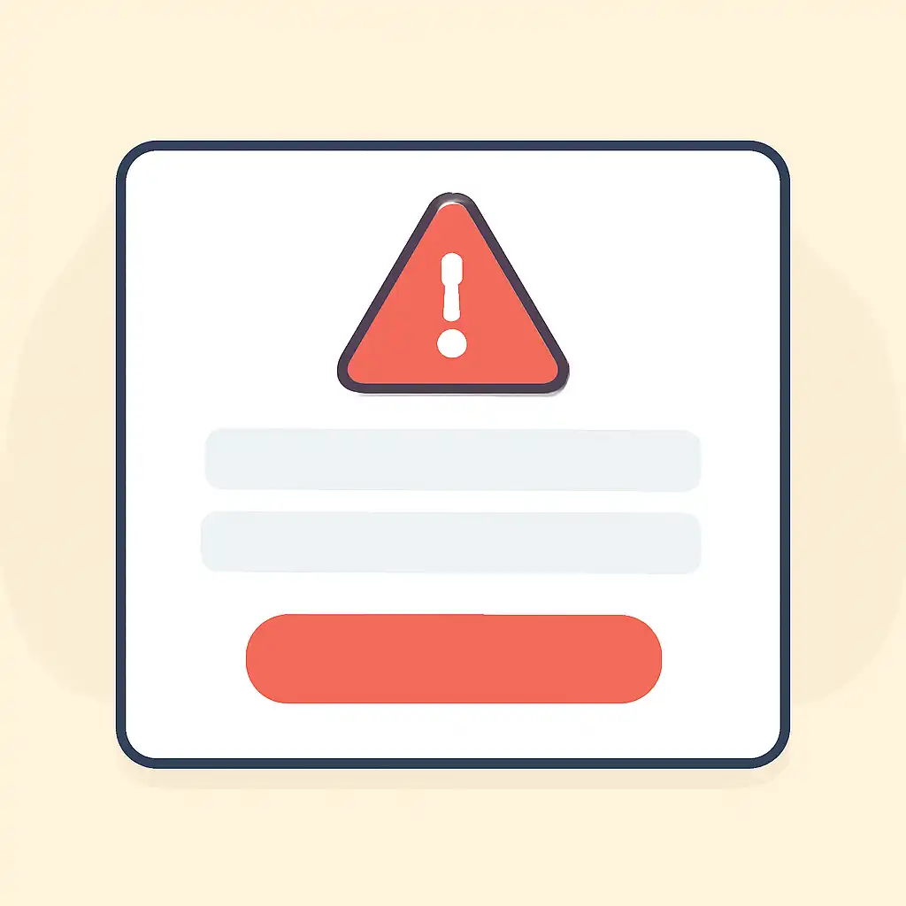 Close-up of button or form field for app update problems, Junglee Rummy