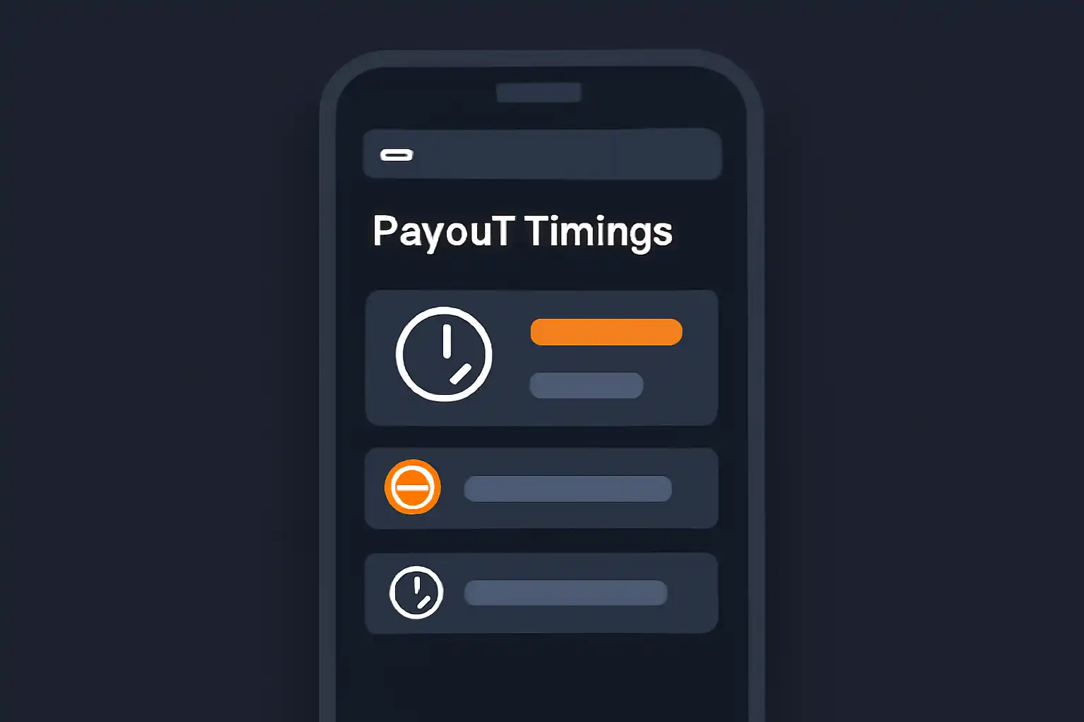Detail screen: payout timings, mobile screen, Junglee Rummy